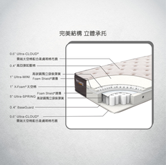 Hybrid 100 Pro 床褥9"