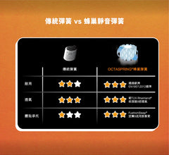 OCTASPRING® 蜂巢彈簧舒壓枕X100